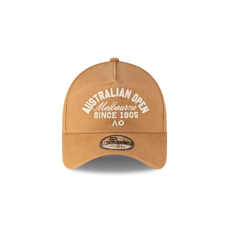 Australian Open 9FORTY Seasonal Script Cap Brown