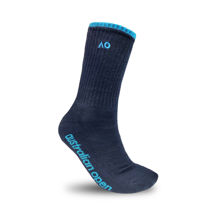 Australian Open Crew Socks Navy