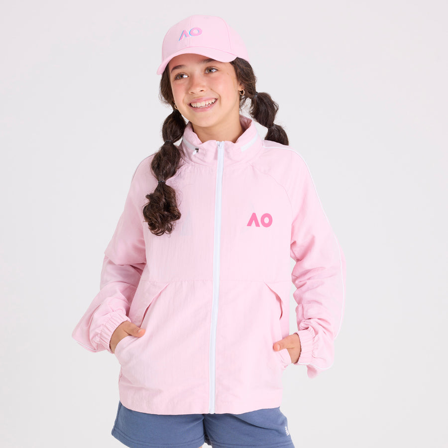 Kids Australian Open Fan Jacket Pink