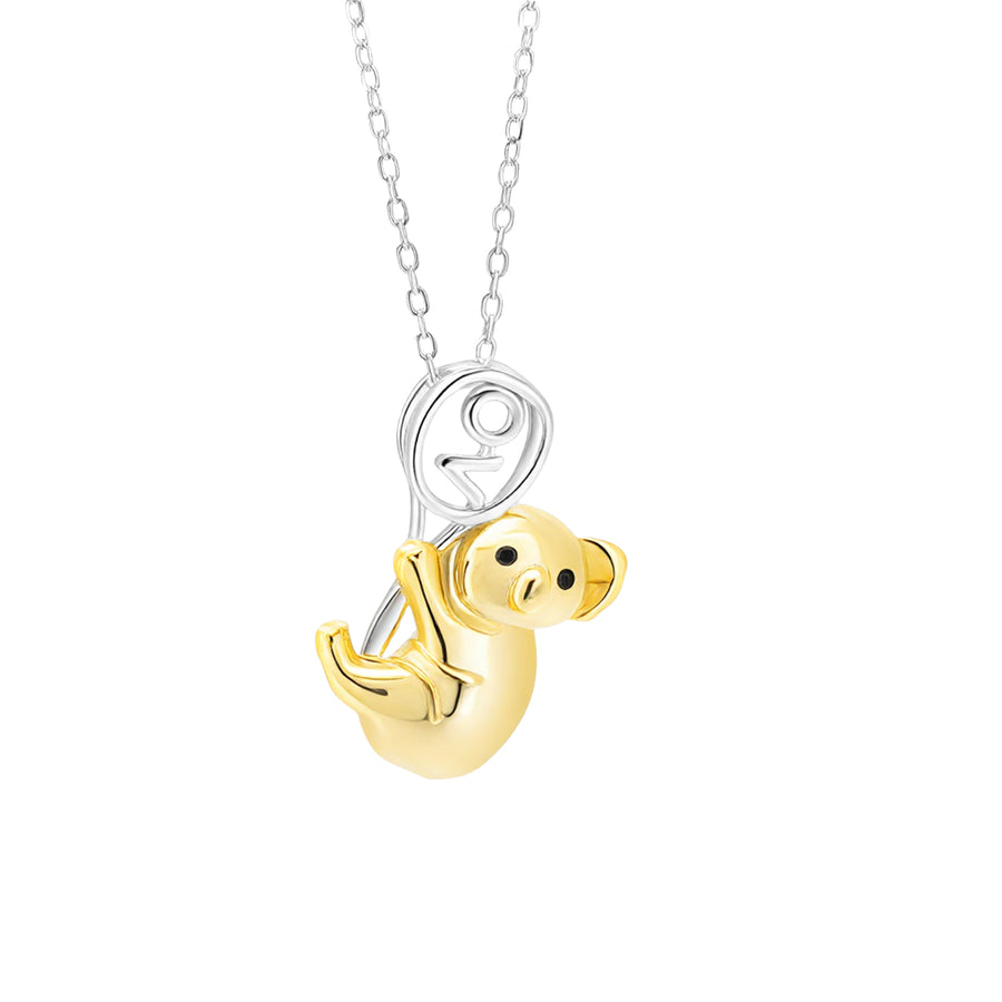 Australian Open Koala & Racquet Necklace