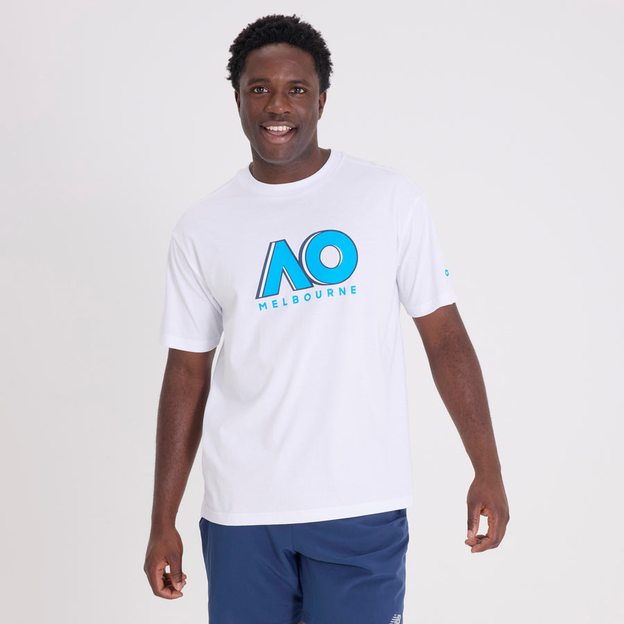 Unisex Australian Open Logo T-Shirt White