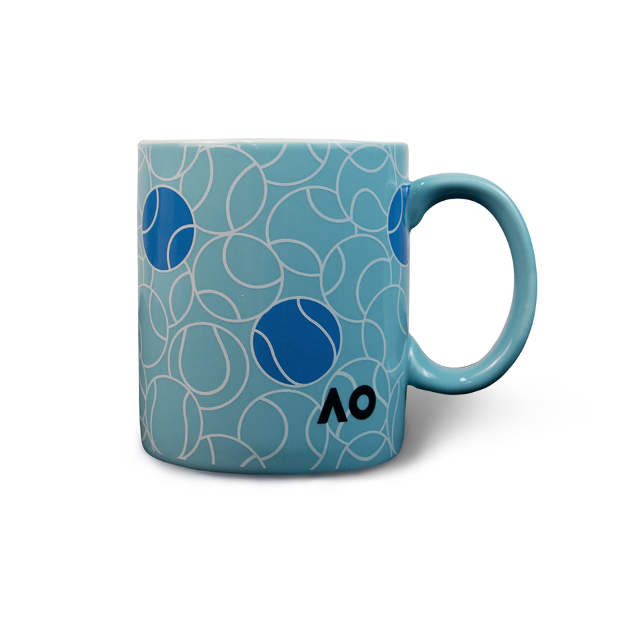 Australian Open Print Mug Light Blue