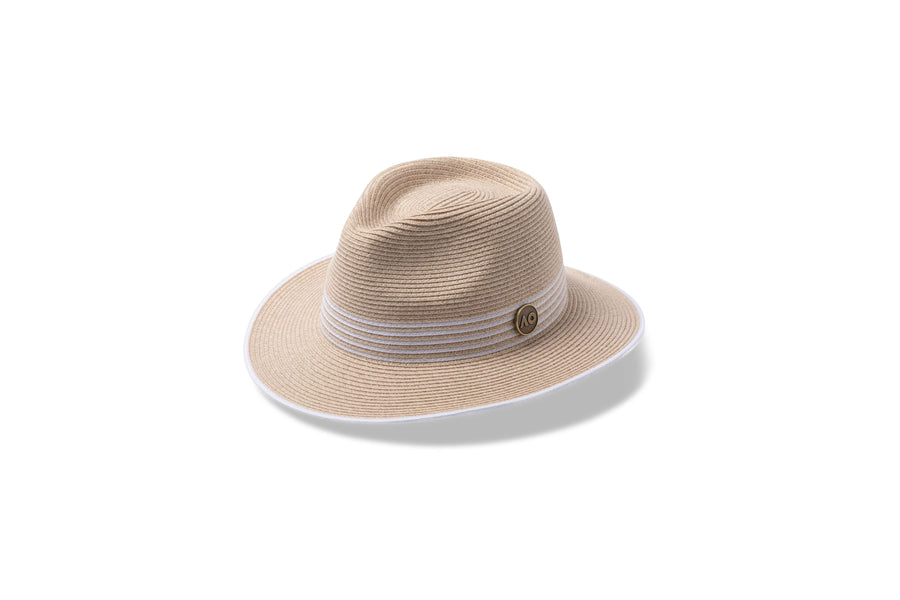 Australian Open Fedora Hat White