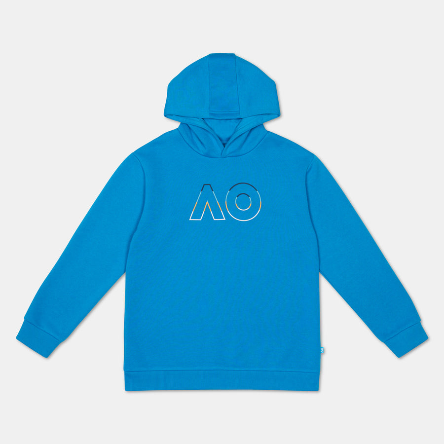 Boys Australian Open Logo Hoodie Blue