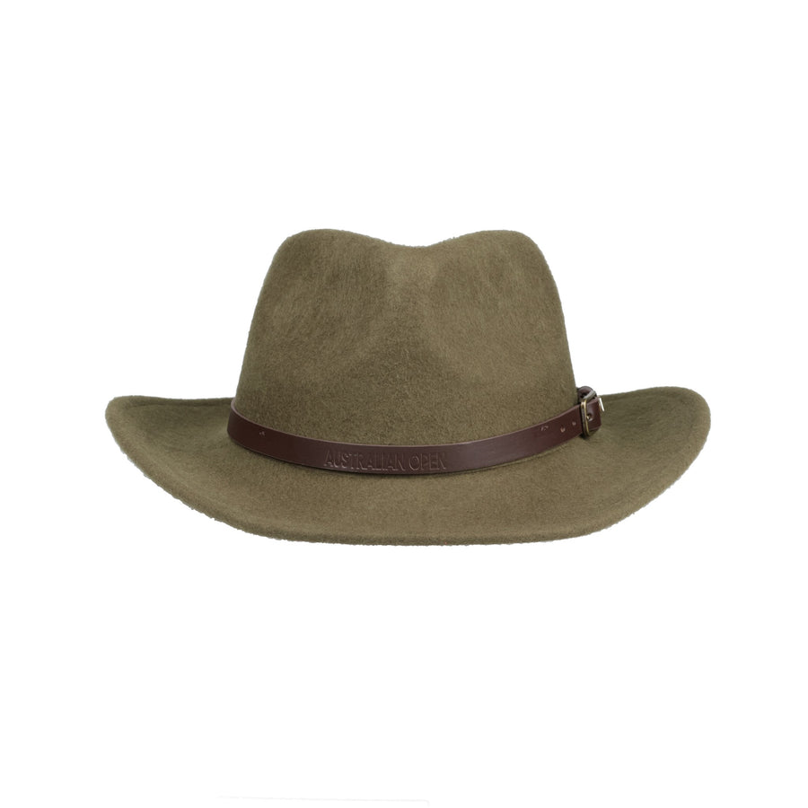 Australian Open The Laver Felt Hat Green