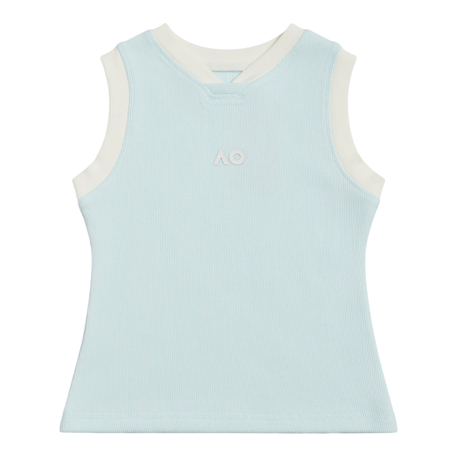 Girls Tournament Tank Light Blue