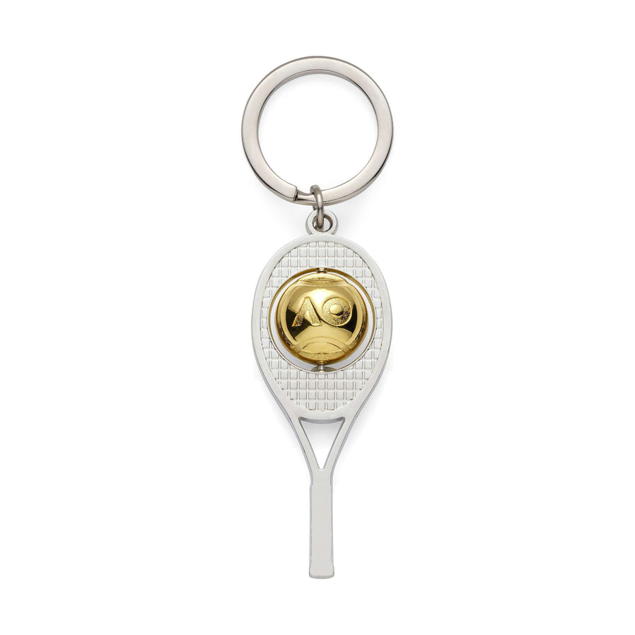 Australian Open Spinning Ball & Racquet Keyring