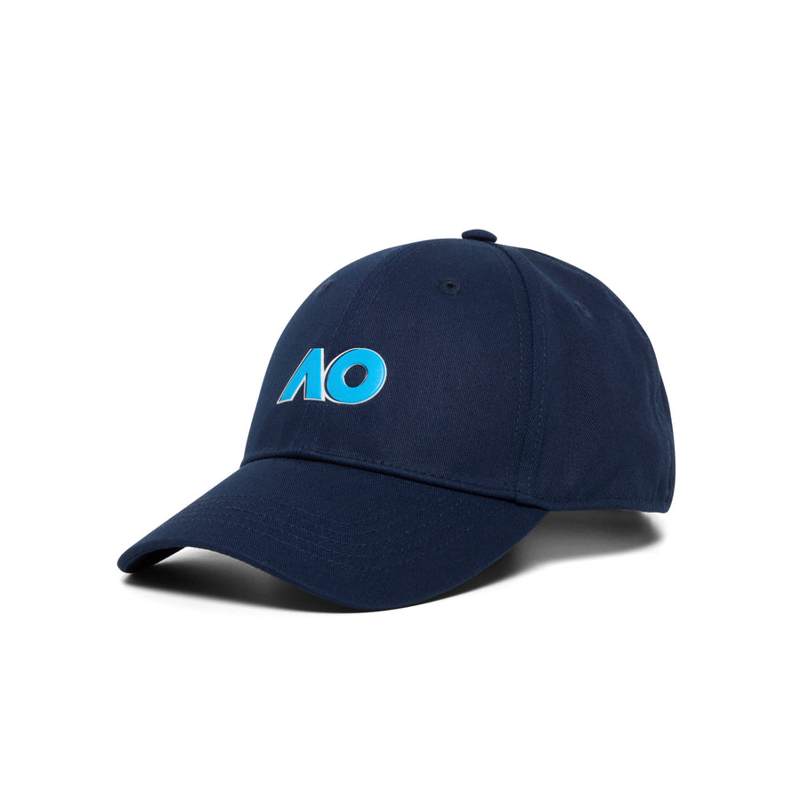 Kids Australian Open Logo Print Cap Navy