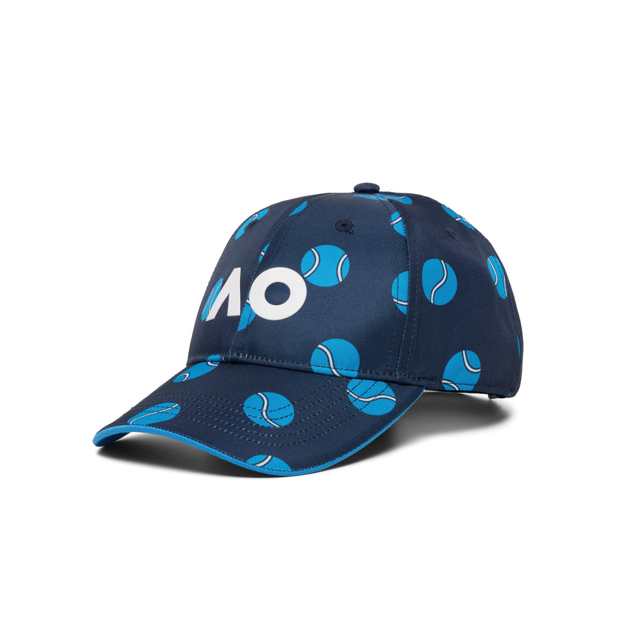 Kids Australian Open Tennis Ball Cap Navy
