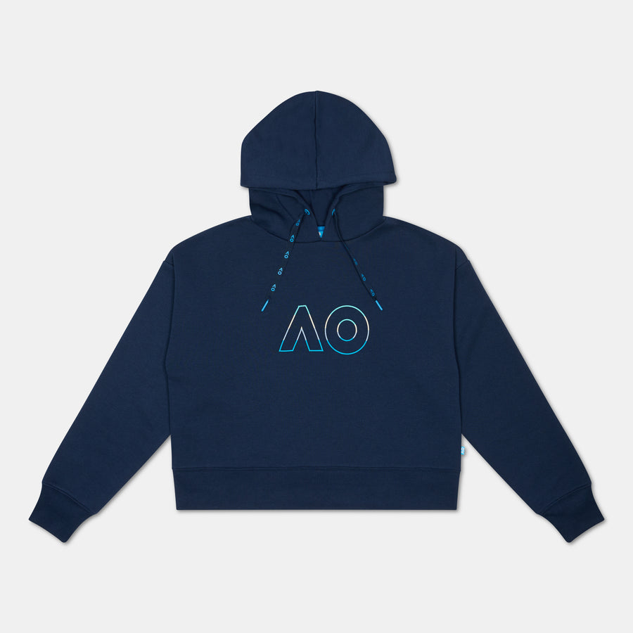 Women's Australian Open Logo Hoodie Navy