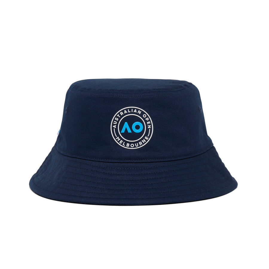 Australian Open Round Logo Bucket Hat Navy