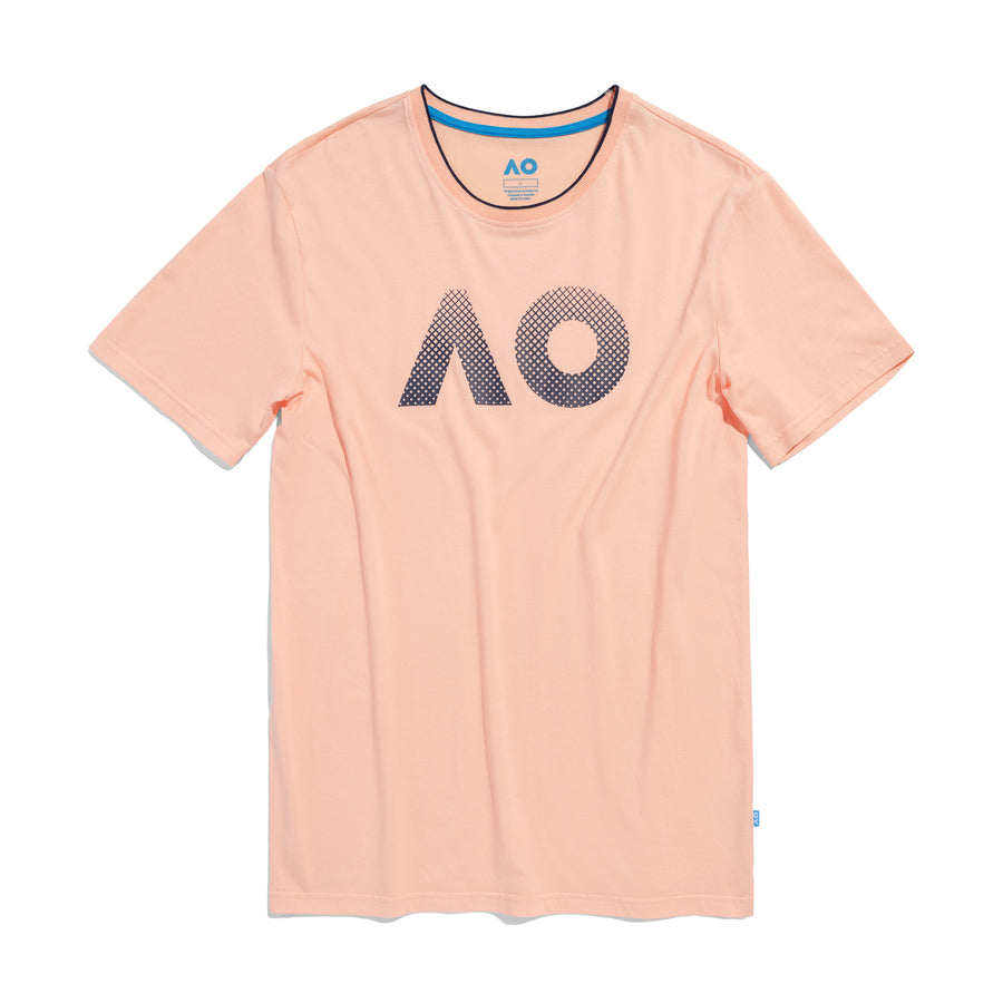 Kids Australian Open Textured Logo T-Shirt Orange