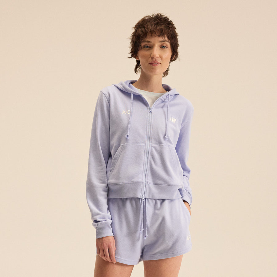 Women's Fleece Full Zip Purple