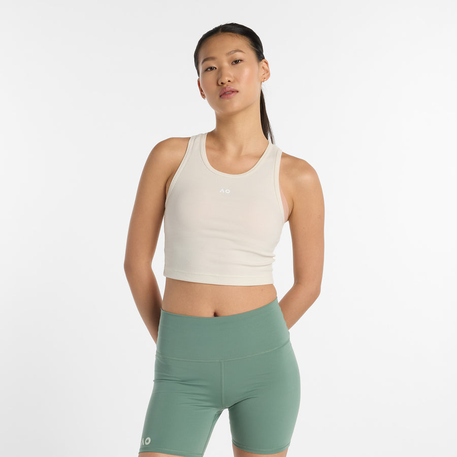 Women's Racer Sport Tank Brown