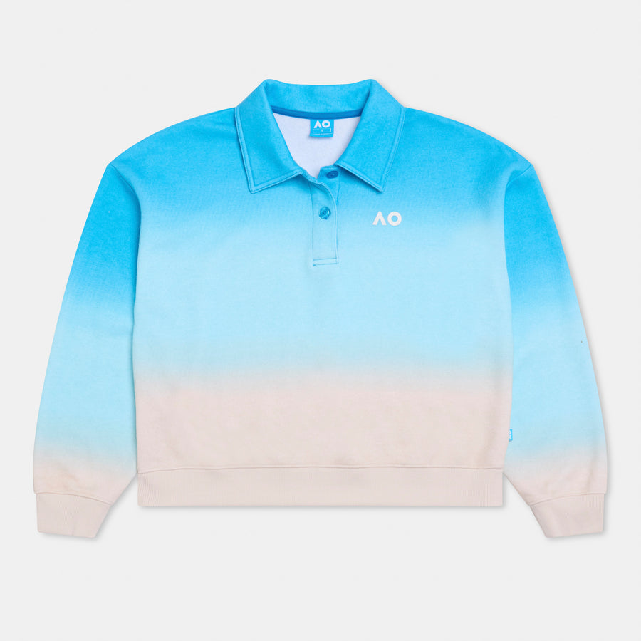 Women's Australian Open Gradient Sweatshirt Blue