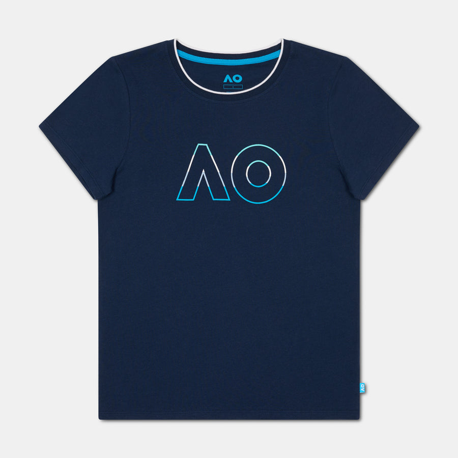 Women's Australian Open Logo T-Shirt Navy