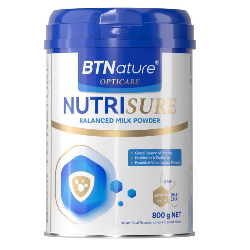BTNature OptiCare NutriSure Balanced Milk Powder 800g
