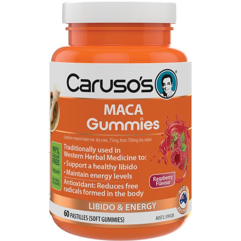 Carusos Gummies Maca 60 Pastilles