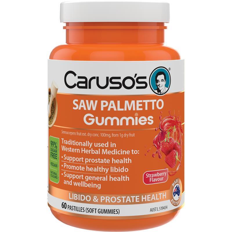 Carusos Gummies Saw Palmetto 60 Pastilles