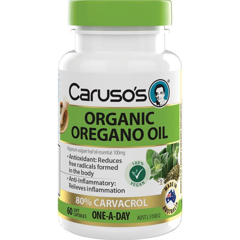 Carusos Oregano Oil 60 Capsules