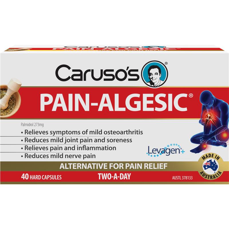 Carusos Pain-Algesic 40 Capsules