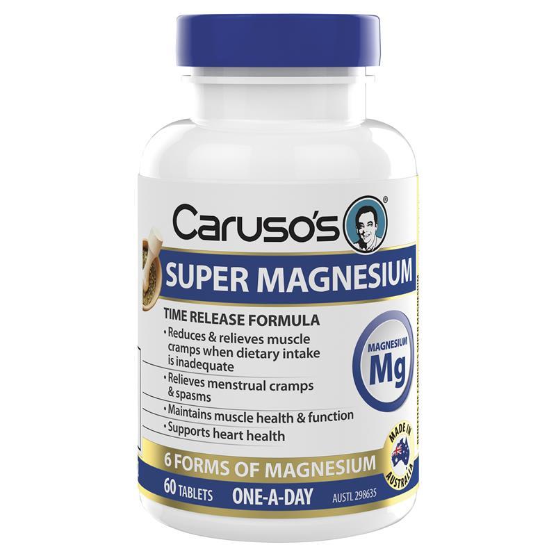 Carusos Super Magnesium 60 Tablets