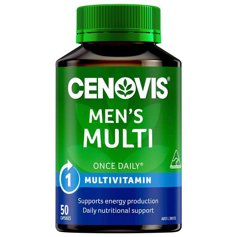 Cenovis Once Daily Mens Multi 50 Capsules
