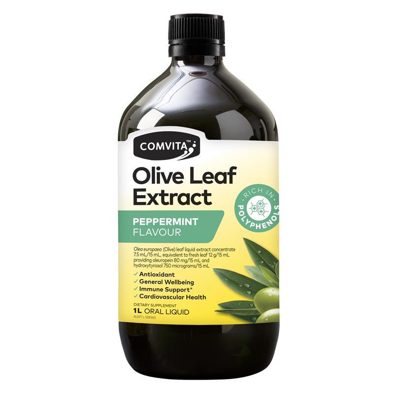 Comvita Olive Leaf Extract Peppermint 1 Litre
