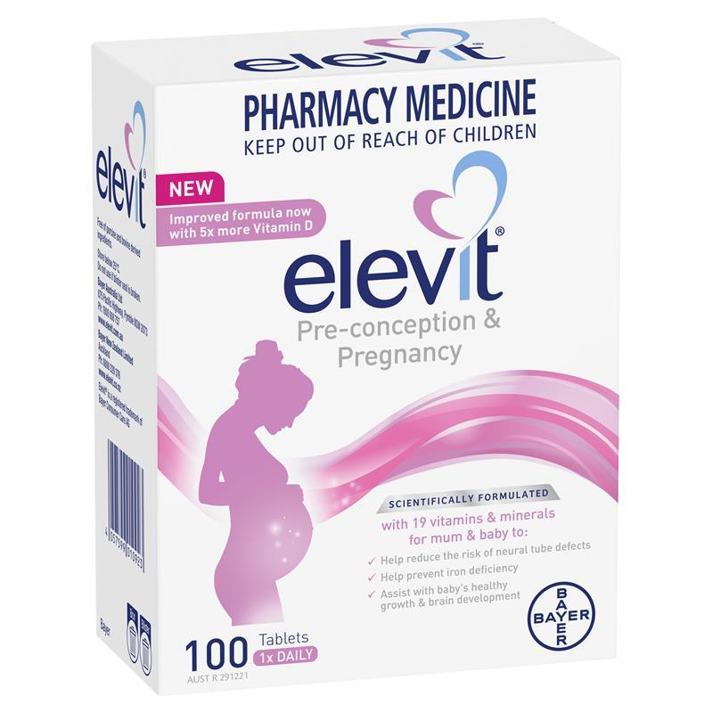 Elevit Pre-conception & Pregnancy 100 Tablets
