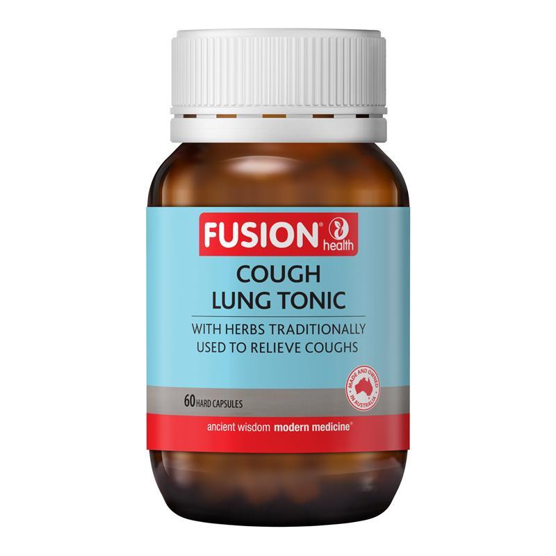 Fusion Cough Lung Tonic 60 Vegetarian Capsules