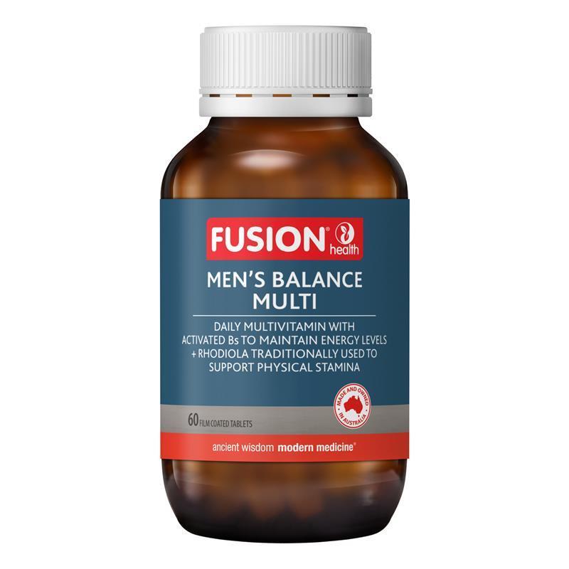 Fusion Men's Balance Daily Multivitamins 60 Tablets