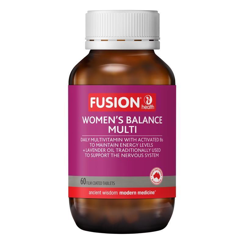 Fusion Women's Balance Daily Multivitamins 60 Tablets
