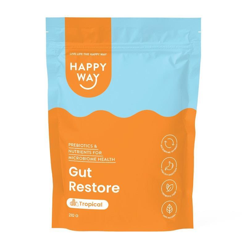 Happy Way Gut Restore Tropical Powder 210g