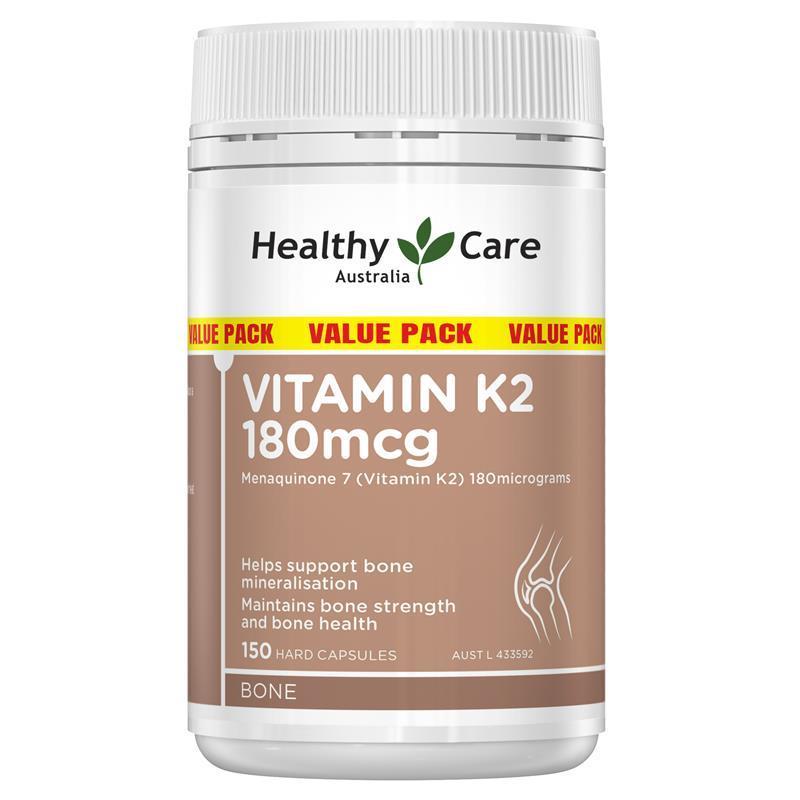 Healthy Care Vitamin K2 180mg 150 Capsules
