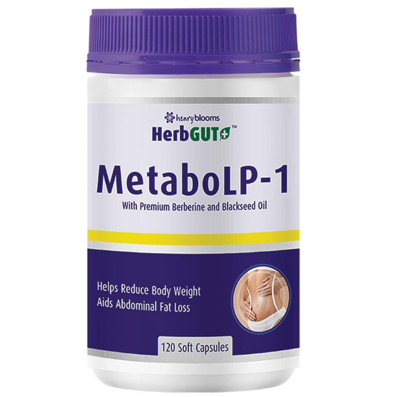 Henry Blooms HerbGUT+ MetabolP-1 120 Capsules
