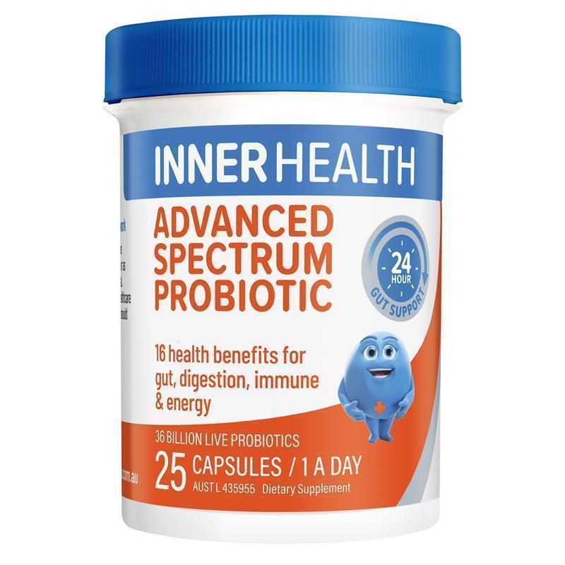 Inner Health Advanced Spectrum Probiotic 25 Capsules