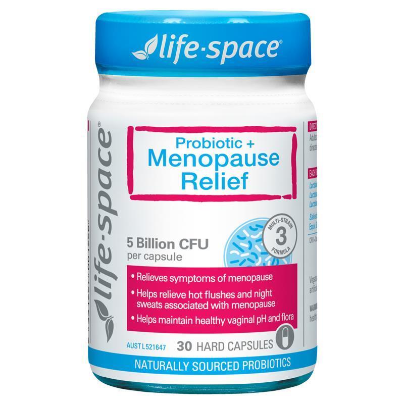Life-Space Probiotic + Menopause Relief 30 Capsules