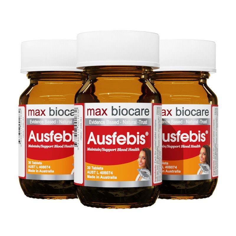 Max Biocare Ausfebis® 30 Tablets 3 Pack