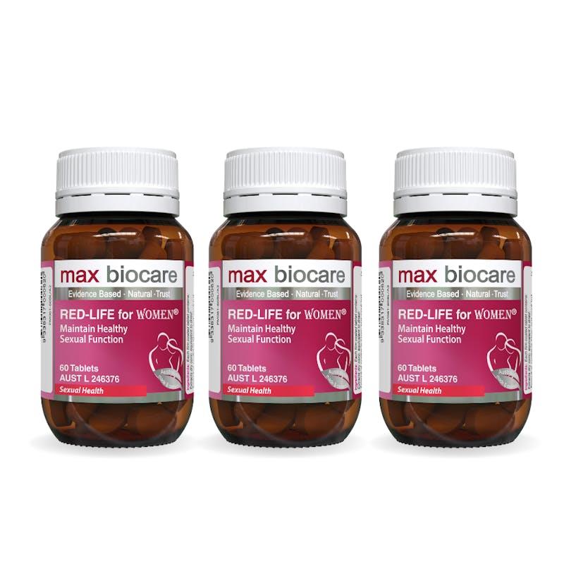 Max Biocare RED-LIFE for Women 3Pack