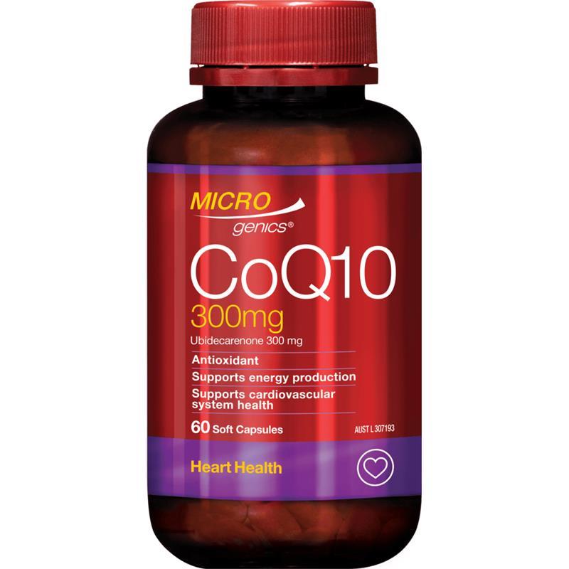 Microgenics CoQ10 300mg 60 Capsules