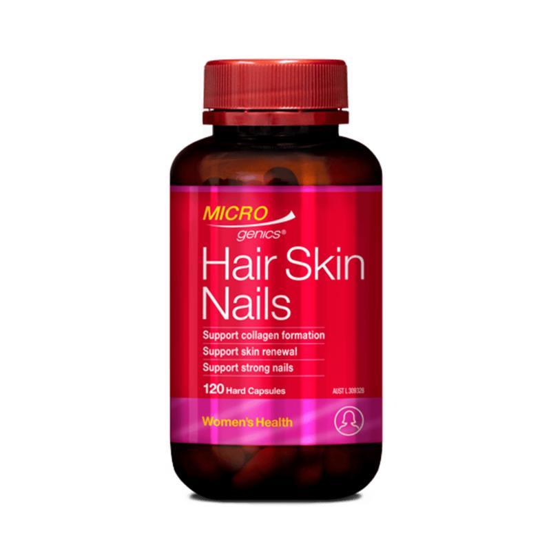 Microgenics Hair Skin Nails 120 Capsules