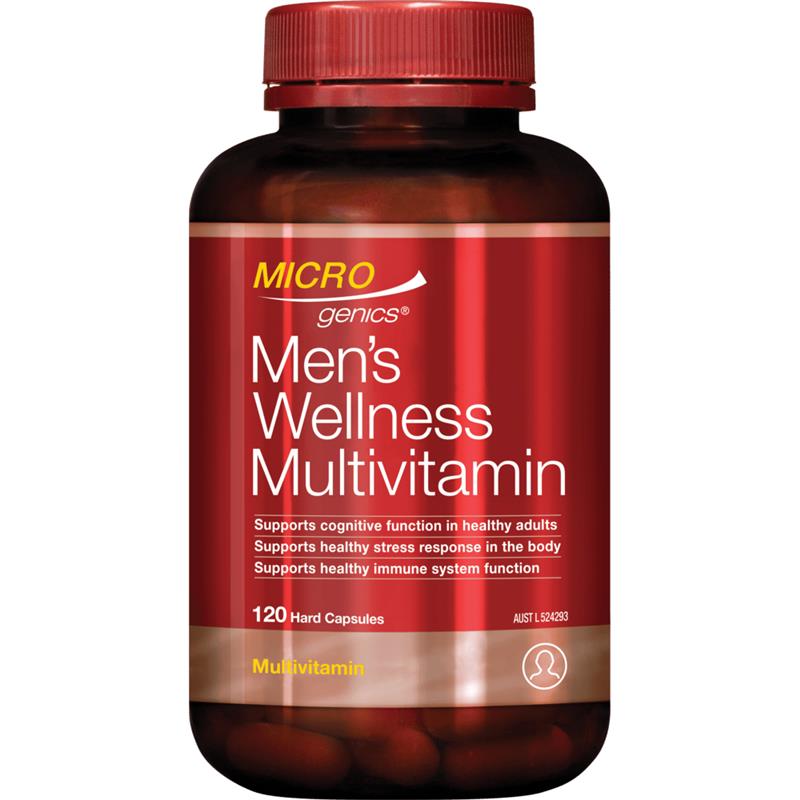 Microgenics Mens Wellness Multivitamin 120 Capsules