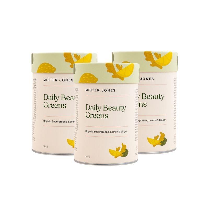 Mister Jones Daily Beauty Greens Large 3Pack