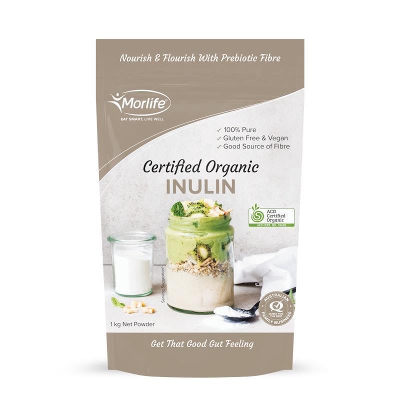 Morlife Inulin Powder Certified Organic 1kg