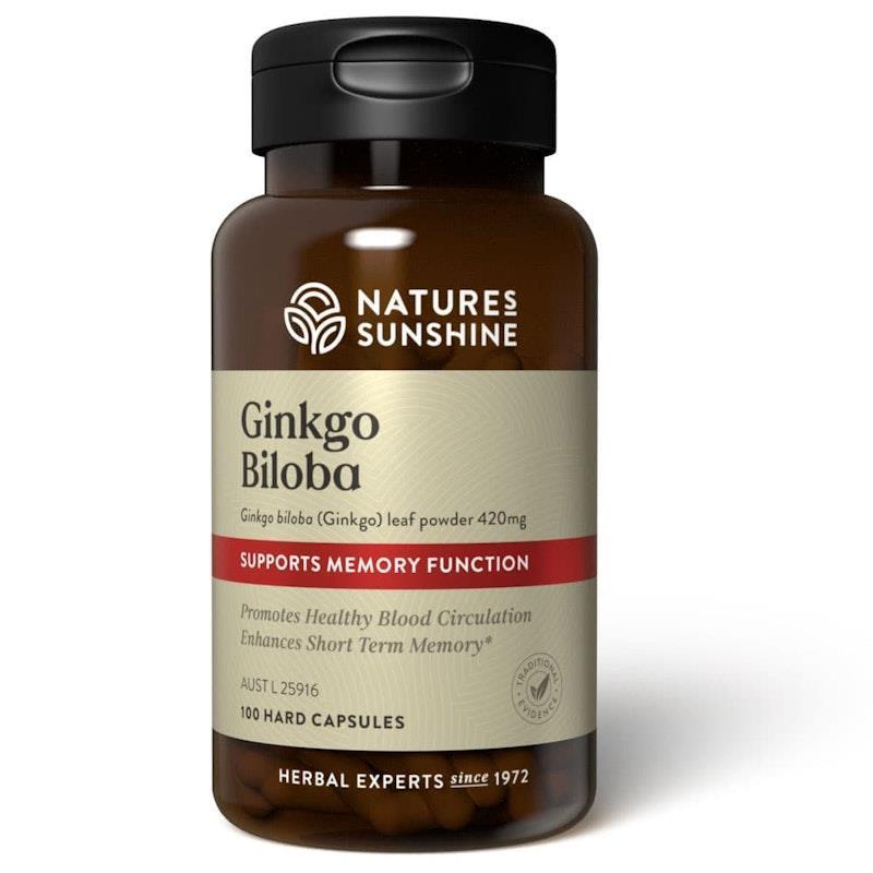 Nature's Sunshine Ginkgo Biloba 100Capsules
