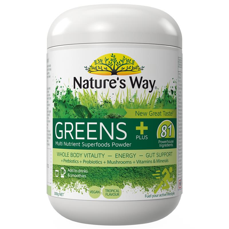 Nature's Way Greens Plus 300g Powder