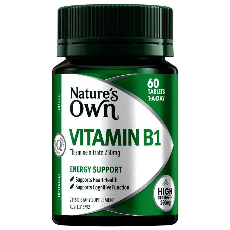 Nature's Own Vitamin B1 60 Tablets