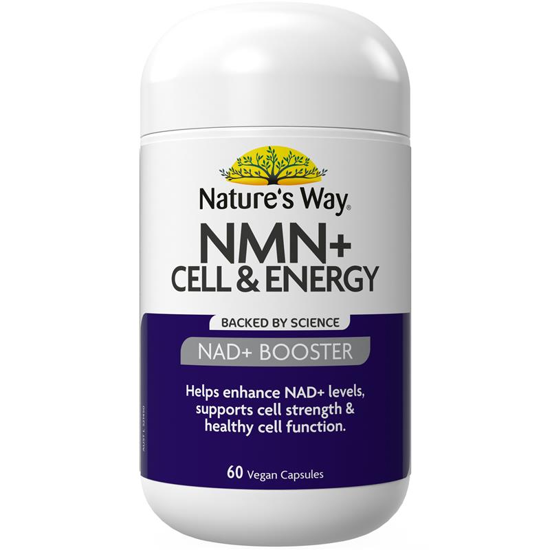 Nature's Way NMN + Nicotinamide & B12 60 Capsules