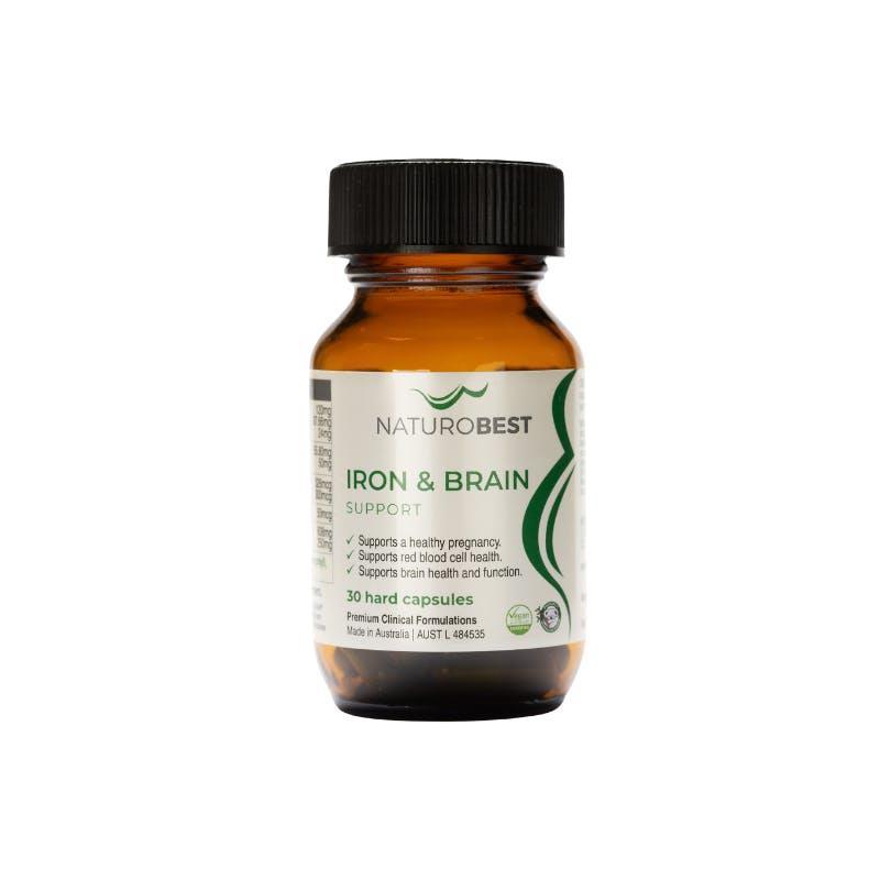 NaturoBest Iron & Brain Support 30 Capsules
