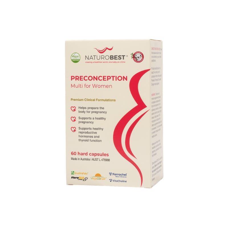 NaturoBest Preconception Multi For Women 60 Capsules